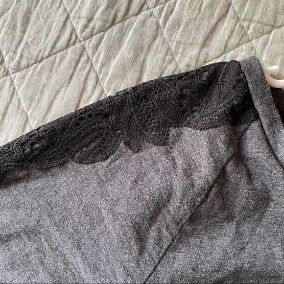 - Ann Taylor Loft Cotton Dress with Lace Detail size Small - Picture 8 of 11